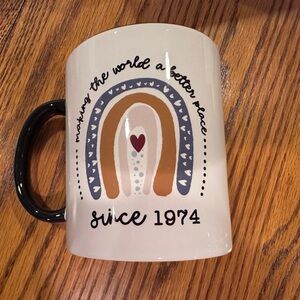 Year 1974‎ Ceramic Gift Mug “ Making the world a better place SINCE 1974 NEW
